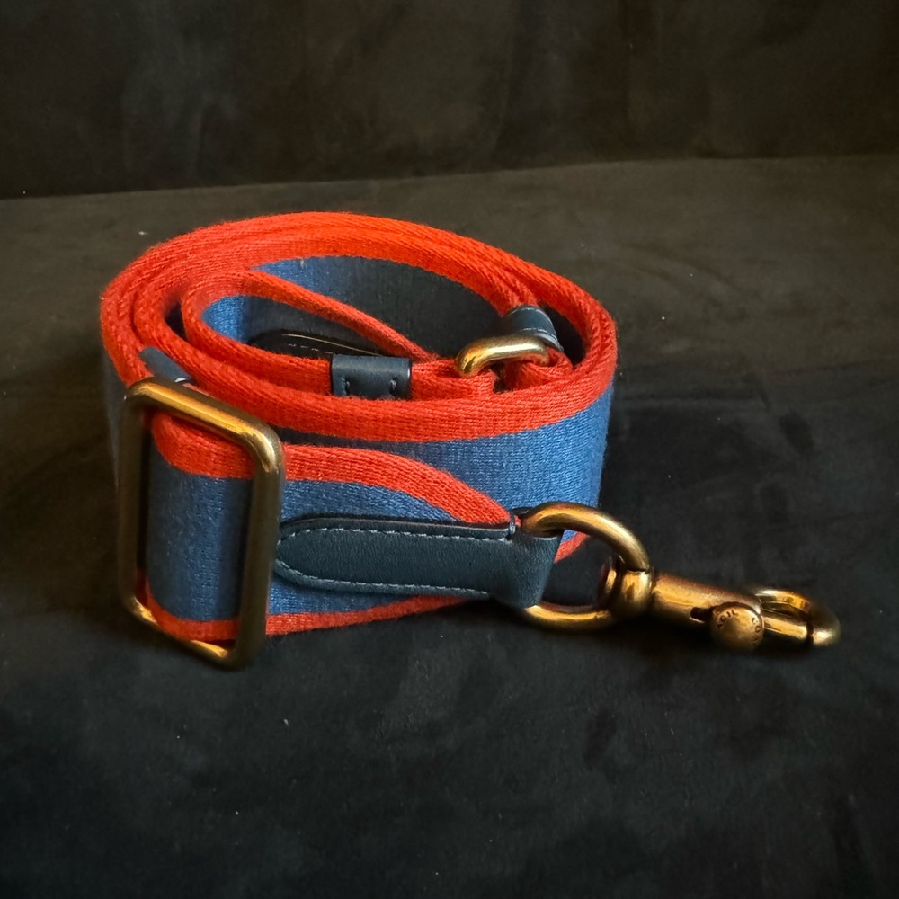 Coach Colorblock Webbing Strap